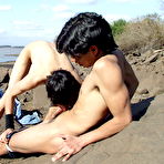 Third pic of Best friends make dirty anal fuck during walk