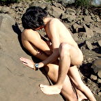 Fourth pic of Best friends make dirty anal fuck during walk