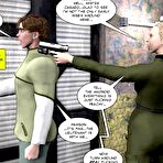 First pic of Military domination 3D scifi sex comics and anime story about big tits and cum swapping acts in uniform