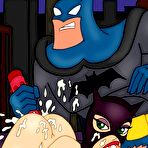 Fourth pic of Sexy Batgirl getting ripped apart and getting facial  \\ Online Super Heroes \\