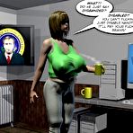 First pic of Cyberian nation xxx adventures belliman comics 3D xxx anime about nude big tits busty chubby fat pregnant housewife running from cops or cheating couple caught in toilet: cartoon hentai xxx fetish story
