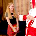 First pic of Tricky Old Teacher - Santa Fucking Blonde Teen Student