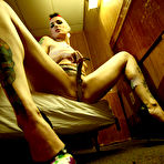 Fourth pic of CrAZyBaBe - Best Amateur punk nude girl site - Featuring Mayhem in her Trailer in Queens