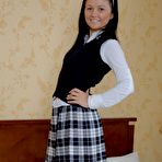 First pic of Sweet babe in school uniform is open for new sex-adventures
