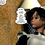 Fourth pic of Blowjob of young french maid: 3D erotic art comics and anime story about the fabulous oral sex and cum swallowing cumshot of teen housemaid