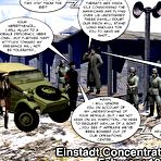 First pic of Sex weapon of nazi Germany 3D comics anime about bizarre hardcore couple in military uniform, huge cock and big tits and internal cumshot: cartoon hentai xxx fetish story