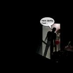 First pic of Deep throat xxx smokers 3D BDSM bondage comics anime about young redhead small tits petite hooker babe in oral and pussy hardcore: cartoon brunette in latex skirt vs huge cock couple