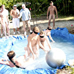 Fourth pic of I mean its not embarrassing enough playing naked in a nasty fake pool gay fisting group