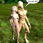 Fourth pic of First sex with humanoid 3D anime hentai cartoon comics