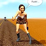 Second pic of Naked dude outdoor story 3D anime hentai cartoon comics