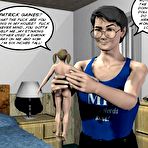 Third pic of Great cumshot of huge cock : 3D comics and anime hentai porn about bizarre blowjob of virgin schoolgirl