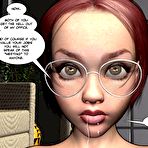 Fourth pic of Office threesome orgy: 3D anime comics about granny boss, young secretary domination, foot n' legs and pantyhose fetish frenzy