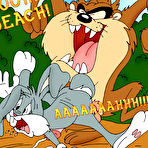 First pic of Honey Bunny getting attacked in hole by Bugs Bunny \\ Cartoon Valley \\