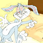 Second pic of Honey Bunny getting attacked in hole by Bugs Bunny \\ Cartoon Valley \\