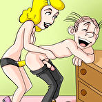 Fourth pic of Innocent and slutty Blondie gets played with hardly \\ Cartoon Porn \\