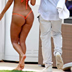 Third pic of Amber Rose topless on the beach paparazzi shots