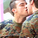 First pic of Euro Soldier Threesome from Twinks.com