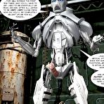 Third pic of Sex slaves of robots 3D xxx bizarre comics or BDSM bondage anime about big tits fat chubby pregnant babe in machine hardcore with cyborg 12inch cock dildo: scifi cartoons & fetish toon fantasy