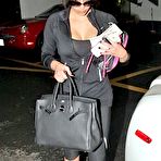 First pic of Busty Kim Kardashian in tight black clothing