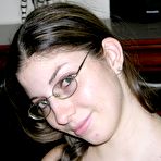 First pic of Amateur Brunette Freckled Face Teen Wearing Glasses