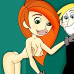 Third pic of Pretty Kim Possible gets Ron Stopable before screwed \\ Cartoon Valley \\