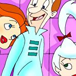 Second pic of Jane Jetson watches sex tape and gets fucked by dick \\ Cartoon Valley \\