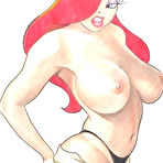 Third pic of Breasty Jessica Rabbit wild sex - Free-Famous-Toons.com