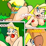 Third pic of Blonde Sharon is bombed and gets filled with jizz  \\ Cartoon Porn \\