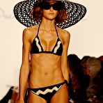 Fourth pic of Izabel Goulart sexy in bikini runway and backstage shots