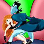 Second pic of Comics Toons ][ Kim Possible with nice tits getting a porn action