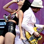 Third pic of Katy Perry sexy perform on music festival stage shows cleavage