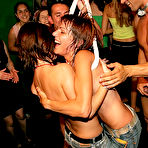 Fourth pic of :: PARTY HARDCORE :: Horny girls get screwed by muscular strangers in club
