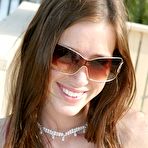 First pic of Brooke Skye :: Delicious horny teen Brooke Skye undresses beside the pool