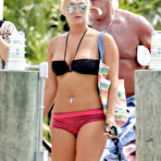 Second pic of Brooke Hogan sexy in bikini poolside paparazzi shots