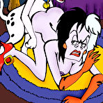 Second pic of Perverted Cruella De Vil is bombed against the window \\ Cartoon Valley \\