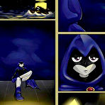First pic of Nasty Blackfire getting punished and plugged by Robin \\ Comics Toons \\