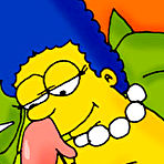 Second pic of Marge sucking off and getting cumshot on her asshole \\ Cartoon Valley \\