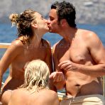 Second pic of Sienna Miller caught topless on a yacht paparazzi hots