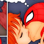 First pic of Mary Jane is penetrated by Electro and got face load  \\ Online Super Heroes \\