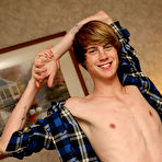 Fourth pic of Elijah may not be loose, but when that big blue dildio is slick with lube, he he throws his legs back and slides it up his ass with nothing but a moan free gay twink porn videos at Teach Twinks