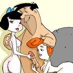 Second pic of Wilma with tanned body sucks off and receives facial  \\ Cartoon Porn \\