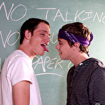 Third pic of During study period Ashton Rush and Caleb Coniam are bickering amongst themselves instead of doing their work free pics of gay twinks at Teach Twinks