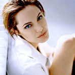 Fourth pic of Angelina Jolie sexy posing scans from mags