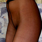 Second pic of CUTIESINTIGHTS - Little black dress and no knickers under pantyhose