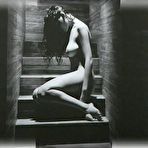 Fourth pic of Laetitia Casta sexy and naked b-&-w pics