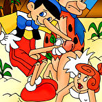 Second pic of Dark eyed Betty Boob moans and slams Fred Flintstone \\ Cartoon Valley \\