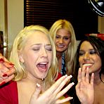Fourth pic of Kagney Lynn Karter grinds and spunked by a huge dick while partying with her friends @ CrueltyParty
