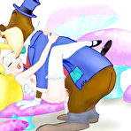 Third pic of Horny Alice got a foreplay and pleasures tied cock \\ Cartoon Valley \\