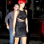 Second pic of Rihanna without bra under semi-tranparent top