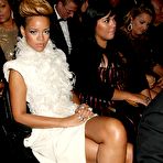 First pic of Rihanna shows her tits through transparent dress at Grammy Awards after party